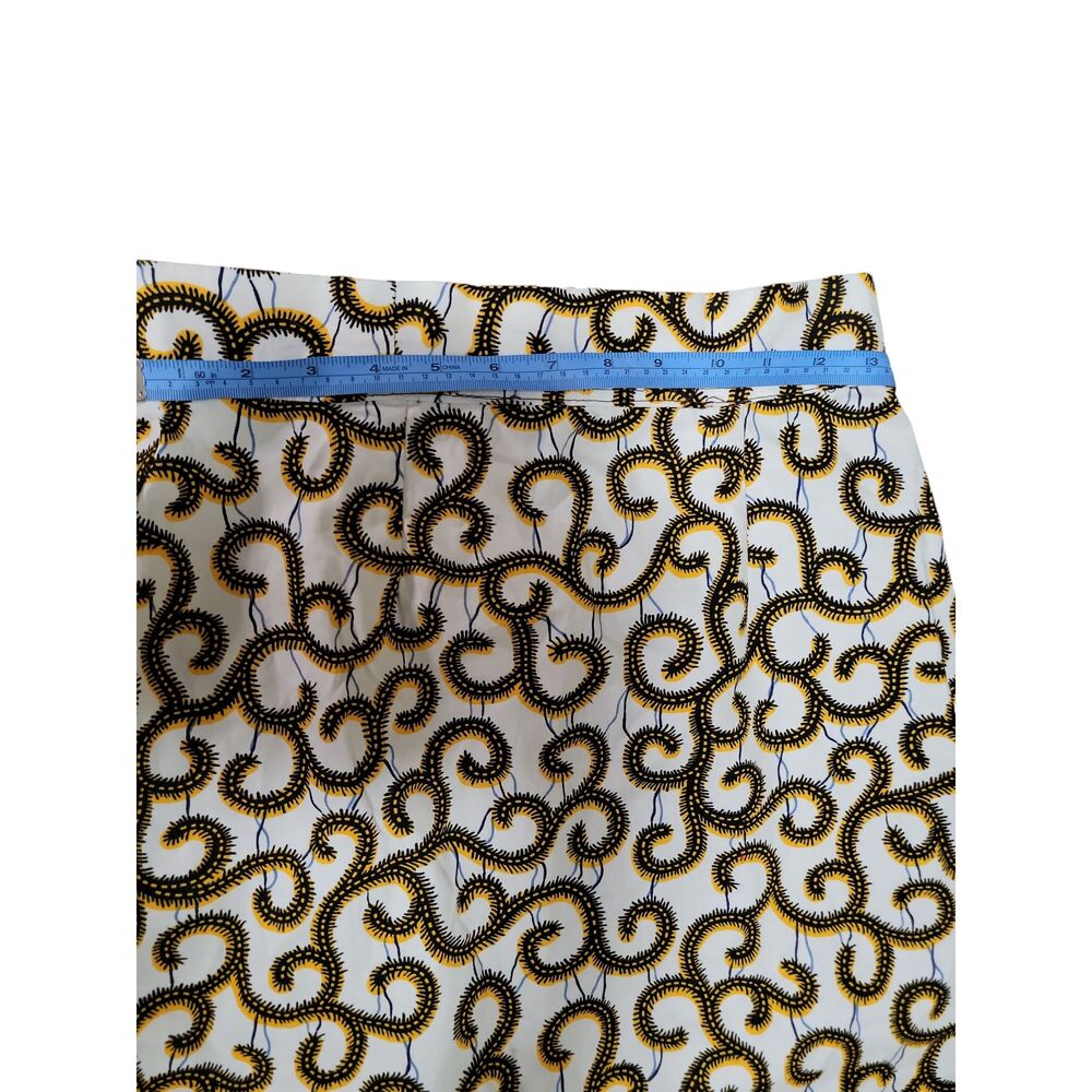 NWT Ace Kouture Womens One Shoulder Long Sleeve Patterned Top Skirt Matching Set - Picture 7 of 9